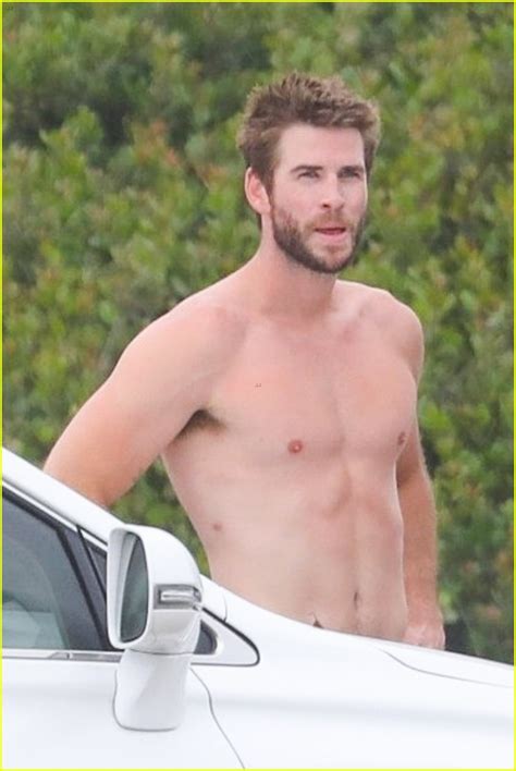 Liam Hemsworth Goes Shirtless After A July 4th Surf