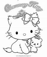 Coloring Pages Kitty Sanrio Charmmy Characters Coloriage Hello Star Printable Cinnamoroll Color Print Twin Sheets Colouring Books Stars Little Popular sketch template