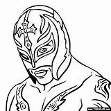 Mysterio Wrestling Wcw Wrestler Thecolor Everfreecoloring Malvorlagen Printablecolouringpages sketch template