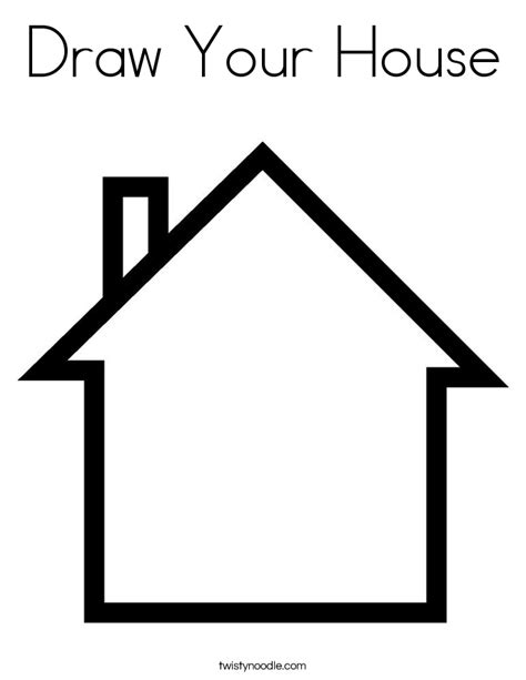 blank house clipart   cliparts  images  clipground