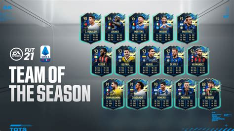 serie  team   season tots fut  offizielle ea sports website