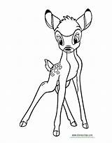 Bambi Coloring Pages Disney Book Disneyclips Printable Combative Funstuff sketch template