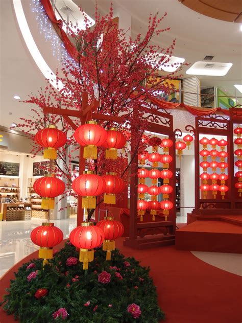 xing fu chinese  year decorations  aeon sitiawan