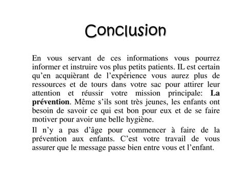 les enfants  la sante dentaire powerpoint