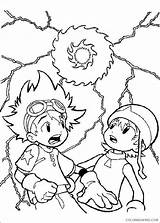 Coloring4free Digimon sketch template