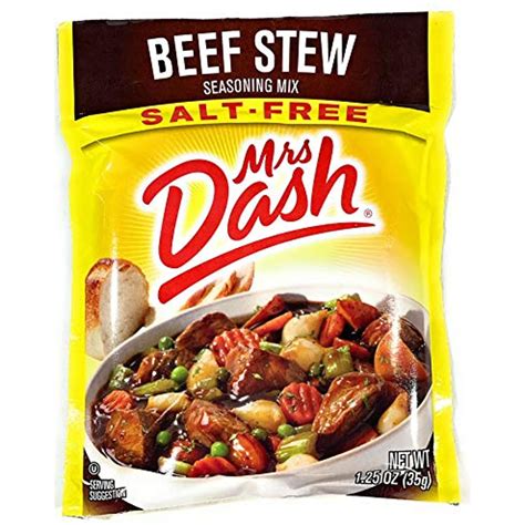 dash salt  beef stew seasoning mix  oz packets  pack