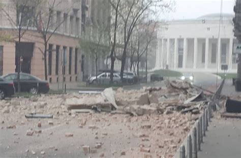 magnitude earthquake hits zagreb croatia incpak