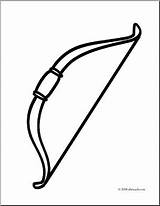 Bow Arrow Coloring Clipartmag Clipart sketch template