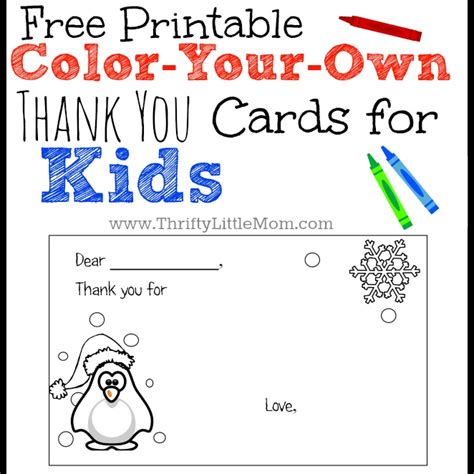 color   printable   cards  kids thrifty  mom