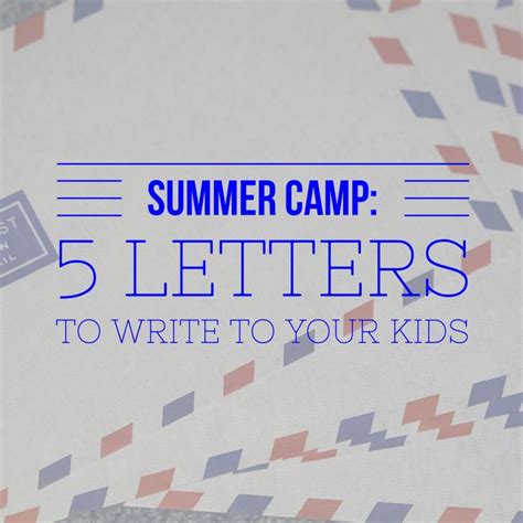 images  writing letters   camper  pinterest kid