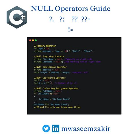 muhammad waseem  twitter null operators guide   ternary