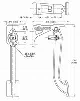 Wilwood 1290 Brake Cylinder 1470 Pedals Brakes sketch template