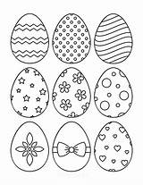 Eggs sketch template