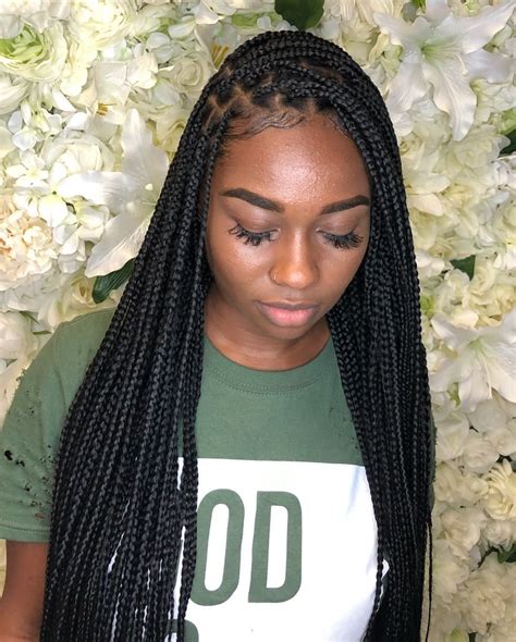 protective style specialist on instagram “small knotless box braids
