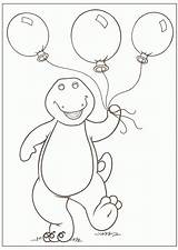 Barney Coloring Pages Print Birthday Printable Sheets Kids Drawing Colouring Bestcoloringpagesforkids Cartoon Party Friends Balloons Dinosaur Color Printables Prints Popular sketch template