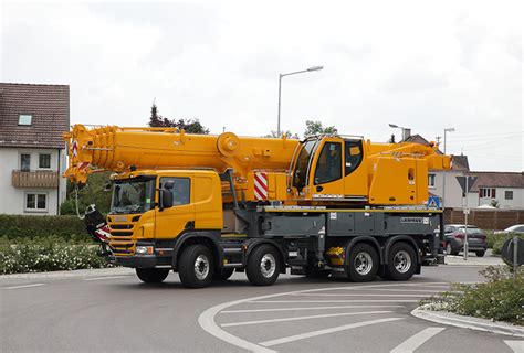 truck mounted telescopic cranes liebherr