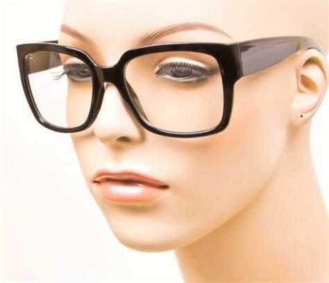 Retro Black Square Hipster Frames Clear Lens Eye Glasses Bella