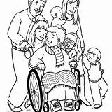 Coloring Family Pages Colouring Grandmother Proud Her Big Print Preschoolers People Color Dog Kids Getcolorings Disabilities Getdrawings Malaysia Lazy Sitting sketch template