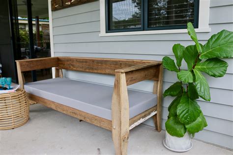 diy outdoor sofa made from recycled and scrap wood easy to build
