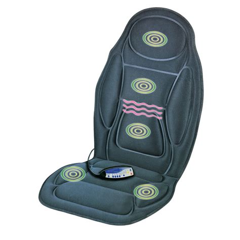 heated back and seat massager massagers manage at home