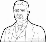 Roosevelt Coloring Pages Teddy Theodore Getcolorings Printable sketch template