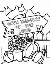 Coloring Thanksgiving Pages Bible School Sunday Christian God Thankful Printable Thanks Give End Thank Kids Happy Am Year Color Crafts sketch template