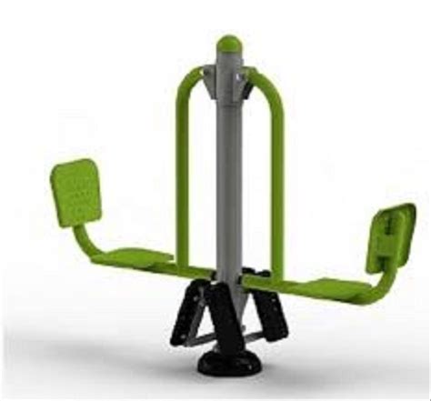 manual outdoor double leg press seat material cr at rs 20500 in nagpur