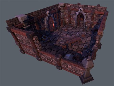 3d model old dungeon cgtrader