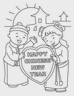 fun learn  worksheets  kid chinese  year  coloring
