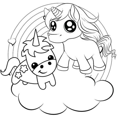 rainbow  baby unicorns coloring pages unicorn coloring pages baby