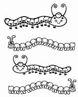 Caterpillar Coloring Printable Pages Color Book Library Clipart Popular Kids sketch template