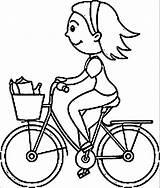 Bike Coloring Riding Pages Results sketch template