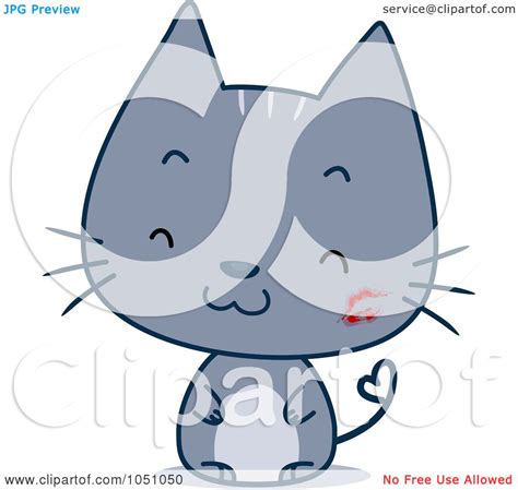 Royalty Free Vector Clip Art Illustration Of A Happy Cat