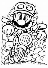 Mario Kart Pages Coloring Color Printable Kids sketch template