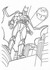 Batman Strong Coloring Game Print sketch template