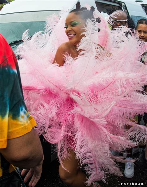 rihanna at crop over festival in barbados 2019 pictures popsugar