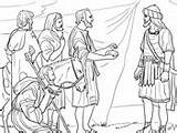Coloring Joshua Gibeonites Pages Jericho Para Jordan Bible Trick River Colorear Los Printable Battle Kids Color Israelites Crossing Sun Still sketch template