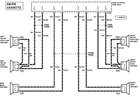 ford taurus stereo wiring diagram wiring diagram  schematic role