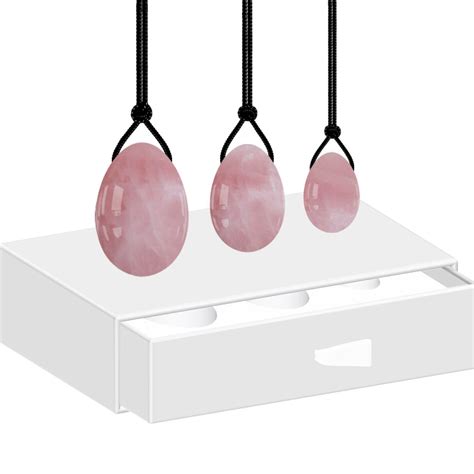 coffret oeufs de yoni en quartz rose
