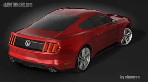mustang renders based  cad images page   mustang source