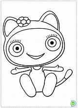 Waybuloo Coloring Pages Dinokids Coloring4free Printable Book Coloriage Info Close sketch template