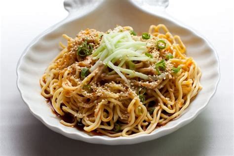 recipes cold spicy noodles in sesame sauce