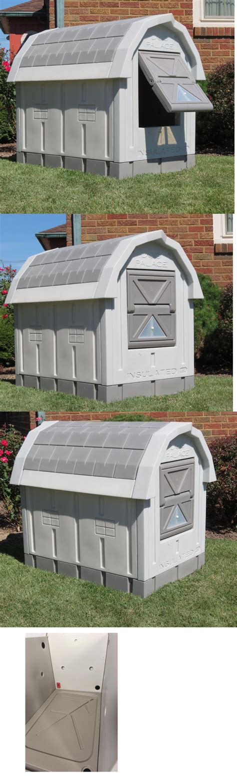 dog houses  heated insulated large dog house deluxe dog palace doghouse floor heater