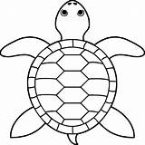 Turtle Tortoise Coloring Pages Drawing Sea Cartoon Outline Template Wecoloringpage Animal Train Boys Painting sketch template