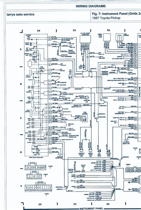 toyota pickup ignition wiring diagram