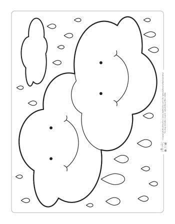 rainy coloring page  kids umbrella coloring page flower coloring