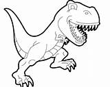 Dinosaur Tyrannosaurus Ausmalbild Dinosaurier Kidscolouringpages Bestappsforkids Indominus Färben sketch template