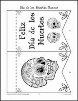 Muertos Los Coloring Pages Crafts Dia Decorations Preschool Día Only Warmheartspublishing sketch template