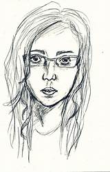 Self Portrait Sketch Deviantart sketch template