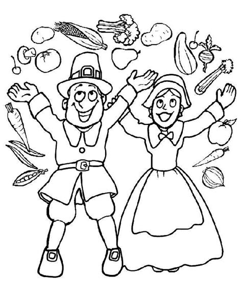 happy  thanksgiving food coloring pages  printable coloring pages